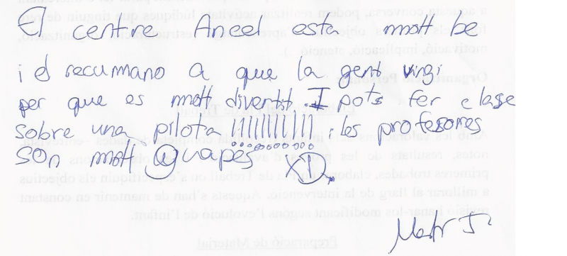 escritura y lectura